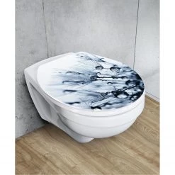 WENKO Siège WC Sereno - Duroplast / Acier inoxydable - Multicolore -Accessoires de salle de bain Soldes 1000243054 210129 09323100326 MOOD DETAILS P000000001000243054 mood