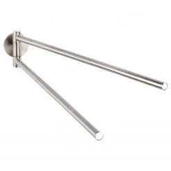 Porte-serviette Cuba - Zinc moulé sous pression - Argenté