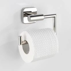 WENKO Dérouleur de papier toilette Mezzano II - Acier inoxydable - Argenté -Accessoires de salle de bain Soldes 1000243063 210129 09323300355 DETAILS P000000001000243063