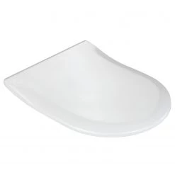 WENKO Siège de WC Exclusive Nr. 4 - Duroplast / Acier inoxydable - Blanc / Argent -Accessoires de salle de bain Soldes 1000243076 210909 10150000016 DETAILS P000000001000243076