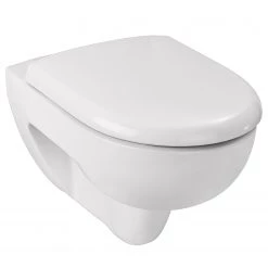 WENKO Siège de WC Exclusive Nr. 2 - Duroplast / Acier inoxydable - Blanc / Argent -Accessoires de salle de bain Soldes 1000243081 210909 10150000021 DETAILS P000000001000243081
