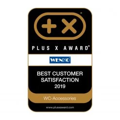 WENKO Siège de WC Exclusive Nr. 2 - Duroplast / Acier inoxydable - Blanc / Argent -Accessoires de salle de bain Soldes 1000243081 210909 10150000023 DETAILS P000000001000243081