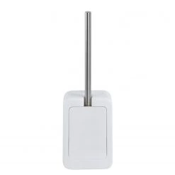 WENKO Brosse WC Osimo - Polyester PVC - Blanc