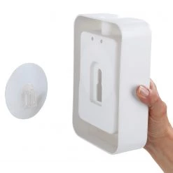 WENKO Brosse WC Osimo - Polyester PVC - Blanc -Accessoires de salle de bain Soldes 1000243088 210129 09324100431 DETAILS P000000001000243088