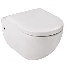 WENKO Siège de WC Exclusive Nr. 1 - Duroplast / Acier inoxydable - Blanc / Argent -Accessoires de salle de bain Soldes 1000243105 210909 10150000031 DETAILS P000000001000243105