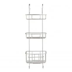 WENKO Porte savon de douche Olesi - Acier inoxydable - Argenté