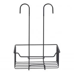 WENKO Mitigeur/ porte-savon de douche Milo - Acier / Matière plastique - Noir