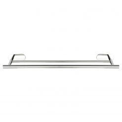 WENKO Porte-serviette Duo Orea Shine - Acier inoxydable - Argenté