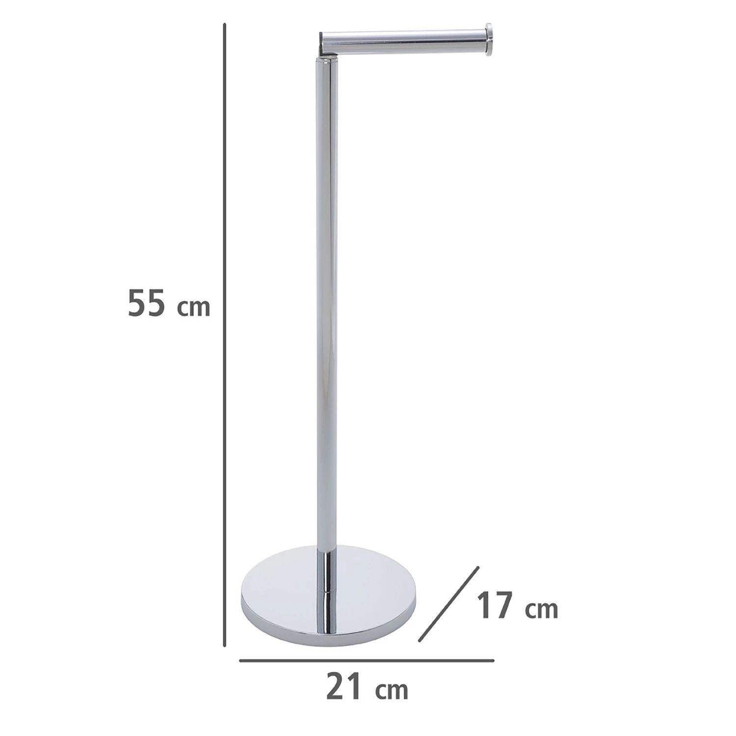 WENKO Dérouleurs papier toilette Odars (2 él.) - Acier inoxydable - Argenté 4 WENKO Dérouleurs papier toilette Odars (2 él.) - Acier inoxydable - Argenté – Image 4