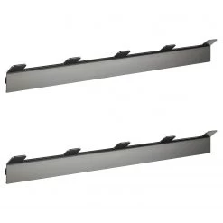 WENKO Barres de crochets Montella (lot de 2) - Aluminium - Anthracite