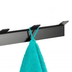 WENKO Barres de crochets Montella (lot de 2) - Aluminium - Anthracite -Accessoires de salle de bain Soldes 1000243160 210129 09331100593 DETAILS P000000001000243160