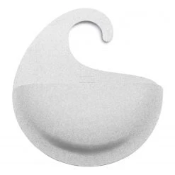 Koziol Panier à suspendre Surf - Matière plastique - Gris clair