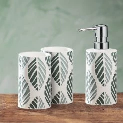 Kleine Wolke Portes brosses à dents Leaf - Grès- Pacifique -Accessoires de salle de bain Soldes 1000244769 210205 17190600183 DETAILS P000000001000244769