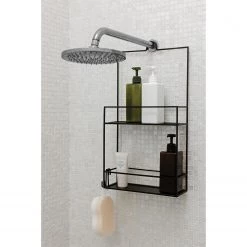 Umbra Étagère de douche Cubiko - Fer - Noir -Accessoires de salle de bain Soldes 1000247963 210216 15371200341 MOOD DETAILS P000000001000247963 mood