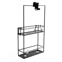 Umbra Étagère de douche Cubiko - Fer - Noir -Accessoires de salle de bain Soldes 1000247963 210216 15371200343 DETAILS P000000001000247963