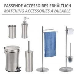 WENKO Brosse WC Pieno - Métal - Satiné -Accessoires de salle de bain Soldes 1000257682 210422 0739010001073 ICON DETAILS P000000001000257682 icon seal