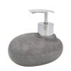 WENKO Distributeur de savon Pebble Stone - Gris