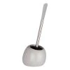 WENKO Brosse WC Polaris - Céramique / Silicone - Gris clair