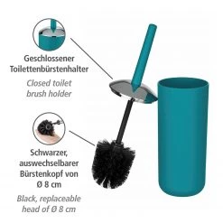 WENKO Brosse WC Brasil - Bleu pétrole -Accessoires de salle de bain Soldes 1000257722 210422 073941001229 ICON DETAILS P000000001000257722 icon seal