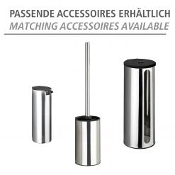 WENKO Brosse WC Detroit - Métal - Brillant -Accessoires de salle de bain Soldes 1000257730 210422 073948001255 ICON DETAILS P000000001000257730 icon seal