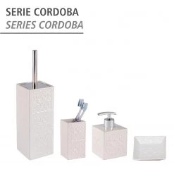 WENKO Brosse WC Cordoba - Blanc -Accessoires de salle de bain Soldes 1000257733 210422 073951001267 ICON DETAILS P000000001000257733 icon seal