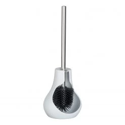 WENKO Brosse WC Drop Neo - Céramique - Blanc - Blanc