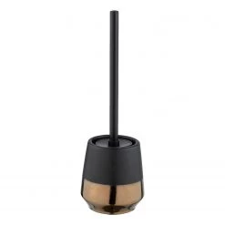 WENKO Brosse WC Brandol - Céramique - Noir