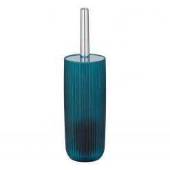 WENKO Brosse WC Agropoli - Bleu pétrole - Bleu pétrole
