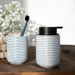 WENKO Distributeur de savon Nole - Céramique - Multicolore -Accessoires de salle de bain Soldes 1000257804 210422 07405800549 DETAILS P000000001000257804