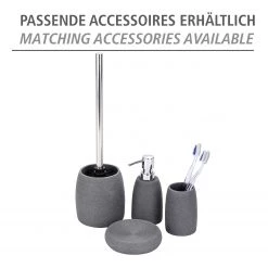 WENKO Distributeur de savon Goa - Gris - Gris -Accessoires de salle de bain Soldes 1000257805 210422 074100001546 ICON DETAILS P000000001000257805 icon seal