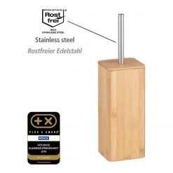 WENKO Brosse WC Bambusa - Bambou - Naturel -Accessoires de salle de bain Soldes 1000257835 210422 074126001644 ICON DETAILS P000000001000257835 icon seal