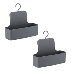 WENKO Porte-savons douche Barcelona (2 élém.) - Anthracite