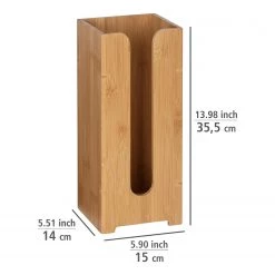 WENKO Porte rouleaux papier toilette Bambusa - Bambou - Naturel -Accessoires de salle de bain Soldes 1000257854 210422 074140001695 ICON DETAILS P000000001000257854 icon seal