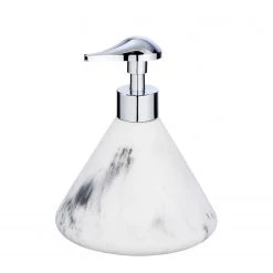 WENKO Distributeur de savon Desio - Blanc / Gris