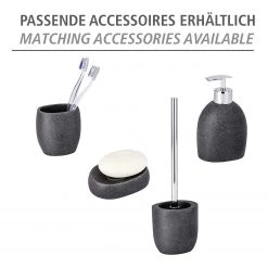 WENKO Distributeur de savon Puro - Anthracite -Accessoires de salle de bain Soldes 1000257885 210422 074204001796 ICON DETAILS P000000001000257885 icon seal