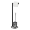 WENKO Brosse WC Terrazzo - Acier / Polyrésine - Multicolore