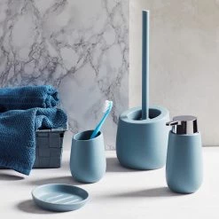 WENKO Set salle de bain Badi (3 éléments) - Bleu -Accessoires de salle de bain Soldes 1000257907 210422 07421900867 MOOD DETAILS P000000001000257907 mood