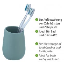 WENKO Set salle de bain Badi (3 éléments) - Bleu -Accessoires de salle de bain Soldes 1000257907 210422 074220001863 ICON DETAILS P000000001000257907 icon seal