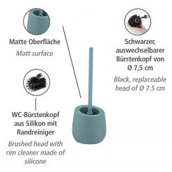 WENKO Set salle de bain Badi (3 éléments) - Bleu -Accessoires de salle de bain Soldes 1000257907 210422 074221001865 ICON DETAILS P000000001000257907 icon seal