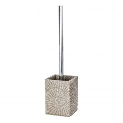 WENKO Brosse WC Fossil - Polyrésine - Beige