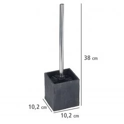 WENKO Brosse WC Slate Rock - Polyrésine - Anthracite -Accessoires de salle de bain Soldes 1000257910 210422 074224001880 ICON DETAILS P000000001000257910 icon seal