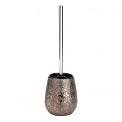 WENKO Brosse WC Marrakesh - Céramique - Marron
