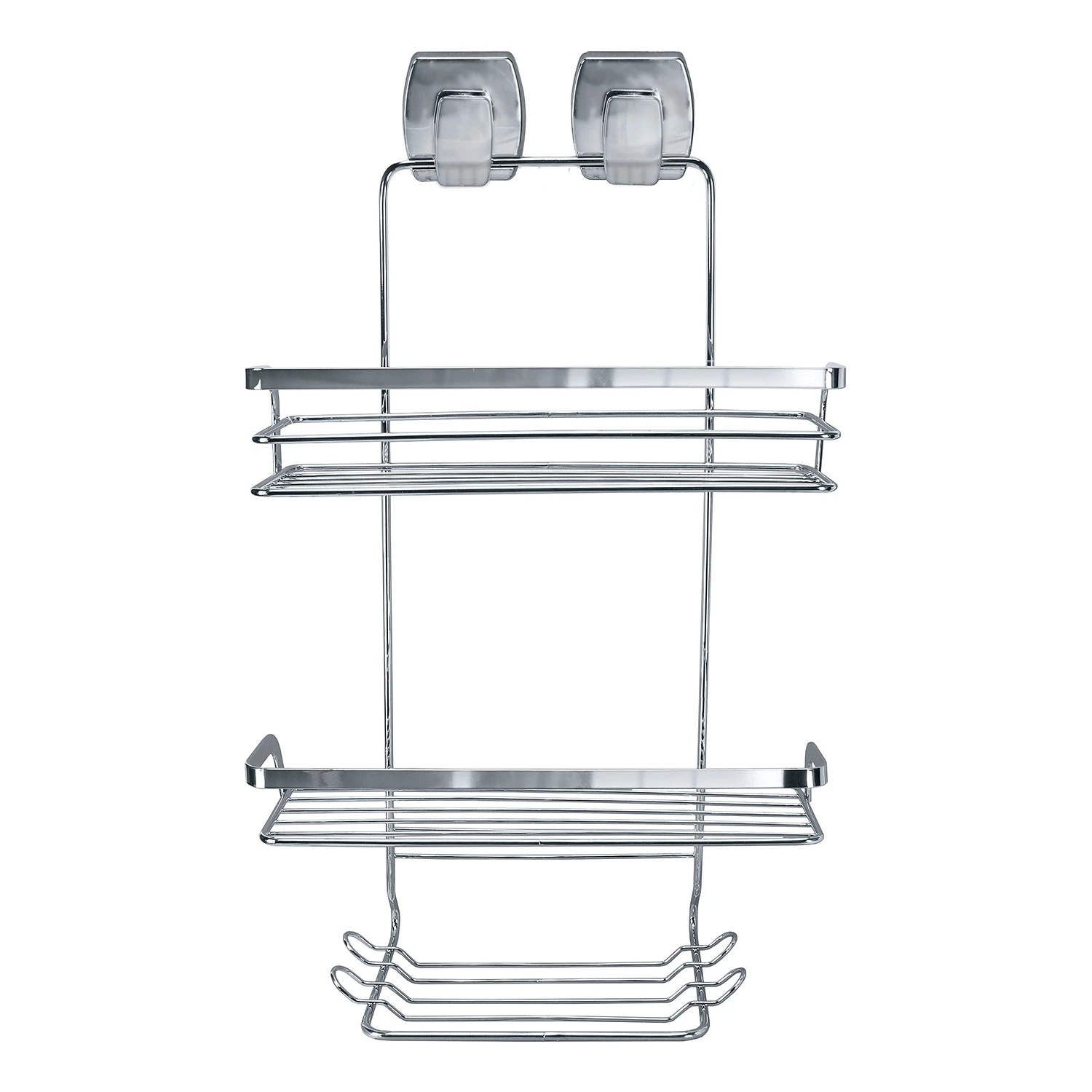 Kleine Wolke Étagère de douche Levana II - Fer - Argenté 2 Kleine Wolke Étagère de douche Levana II - Fer - Argenté – Image 2