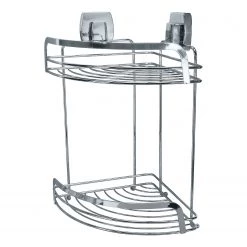 Kleine Wolke Étagère de douche Levana I - Fer - Argenté