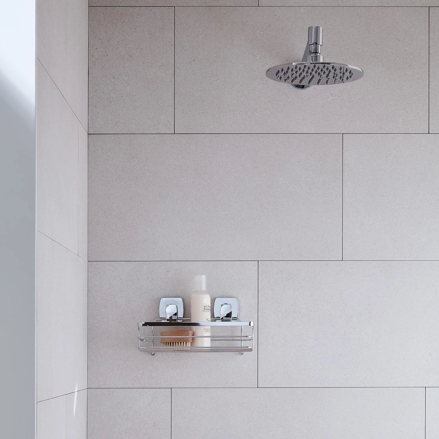 Kleine Wolke Panier de douche Levana II - Fer - Argenté 2 Kleine Wolke Panier de douche Levana II - Fer - Argenté – Image 2