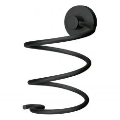 Kleine Wolke Porte sèche-cheveux Apollo Nero - Aluminium - Noir