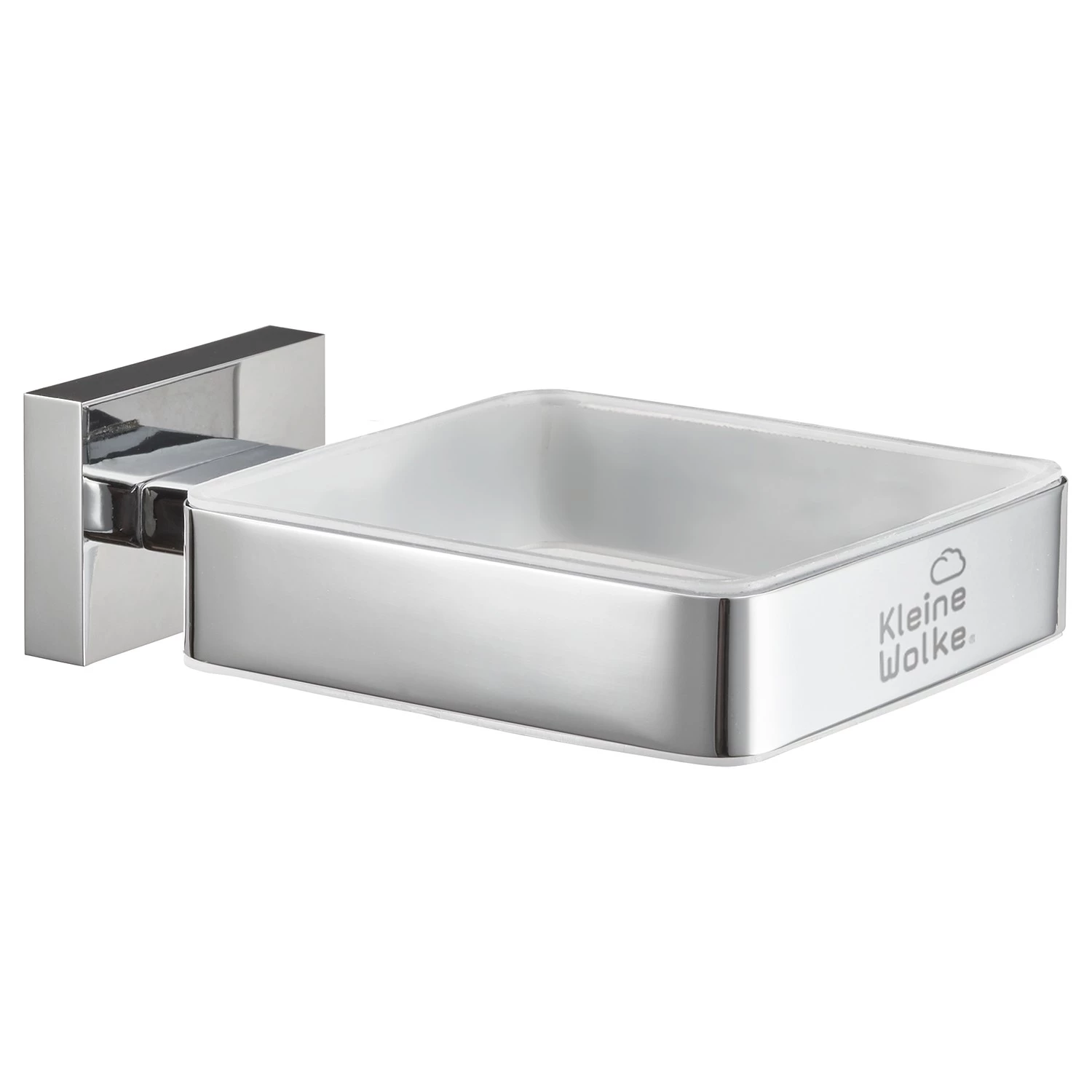 Kleine Wolke Distributeur de savon Meo - Laiton / Acier inoxydable - Verre dépoli 1 Kleine Wolke Distributeur de savon Meo - Laiton / Acier inoxydable - Verre dépoli