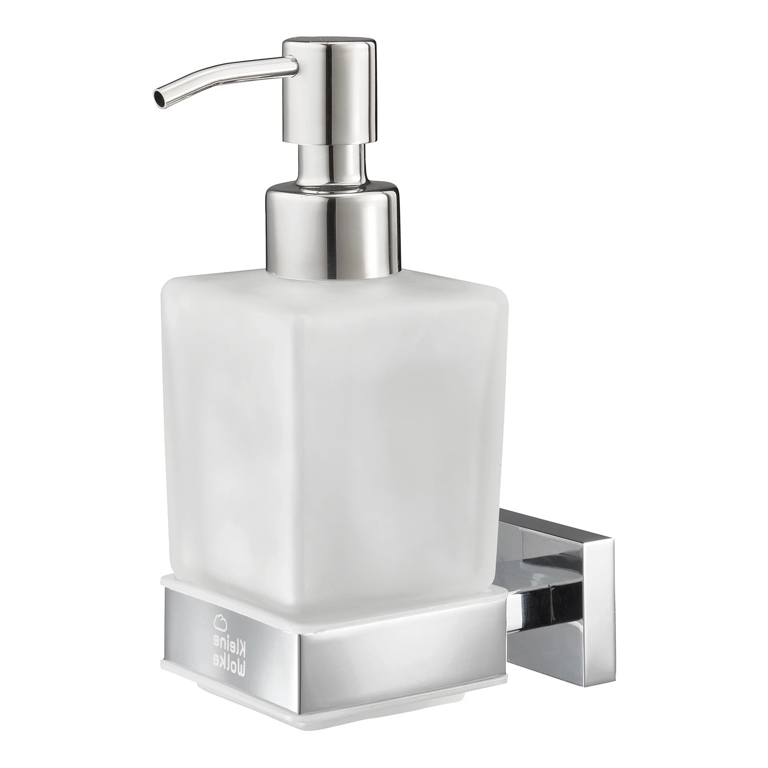 Kleine Wolke Distributeur de savon Meo - Laiton / Acier inoxydable - Verre dépoli 4 Kleine Wolke Distributeur de savon Meo - Laiton / Acier inoxydable - Verre dépoli – Image 4