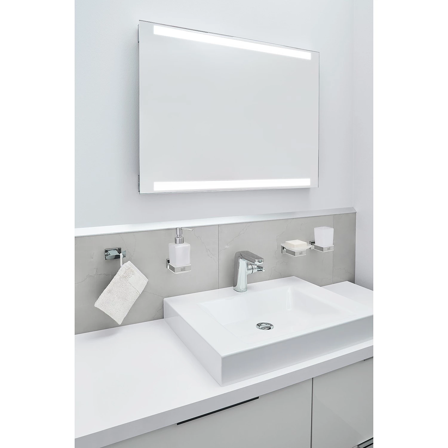 Kleine Wolke Porte-savon Meo - Laiton / Acier inoxydable / Verre - Verre dépoli 2 Kleine Wolke Porte-savon Meo - Laiton / Acier inoxydable / Verre - Verre dépoli – Image 2