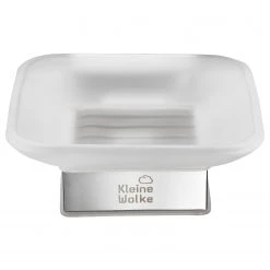 Kleine Wolke Porte-savon Meo - Laiton / Acier inoxydable / Verre - Verre dépoli 5 Kleine Wolke Porte-savon Meo - Laiton / Acier inoxydable / Verre - Verre dépoli -Accessoires de salle de bain Soldes 1000270980 210528 14071700116 DETAILS P000000001000270980
